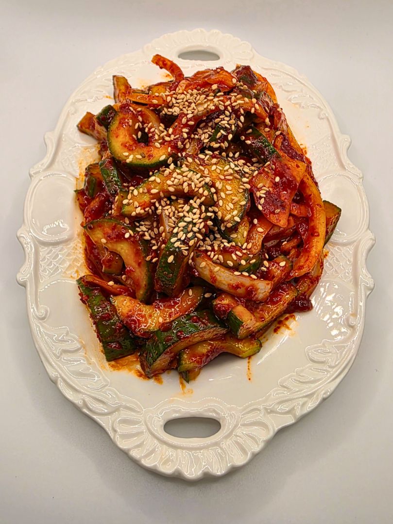 Oi Muchim (오이무침) · Spicy Cucumber Salad