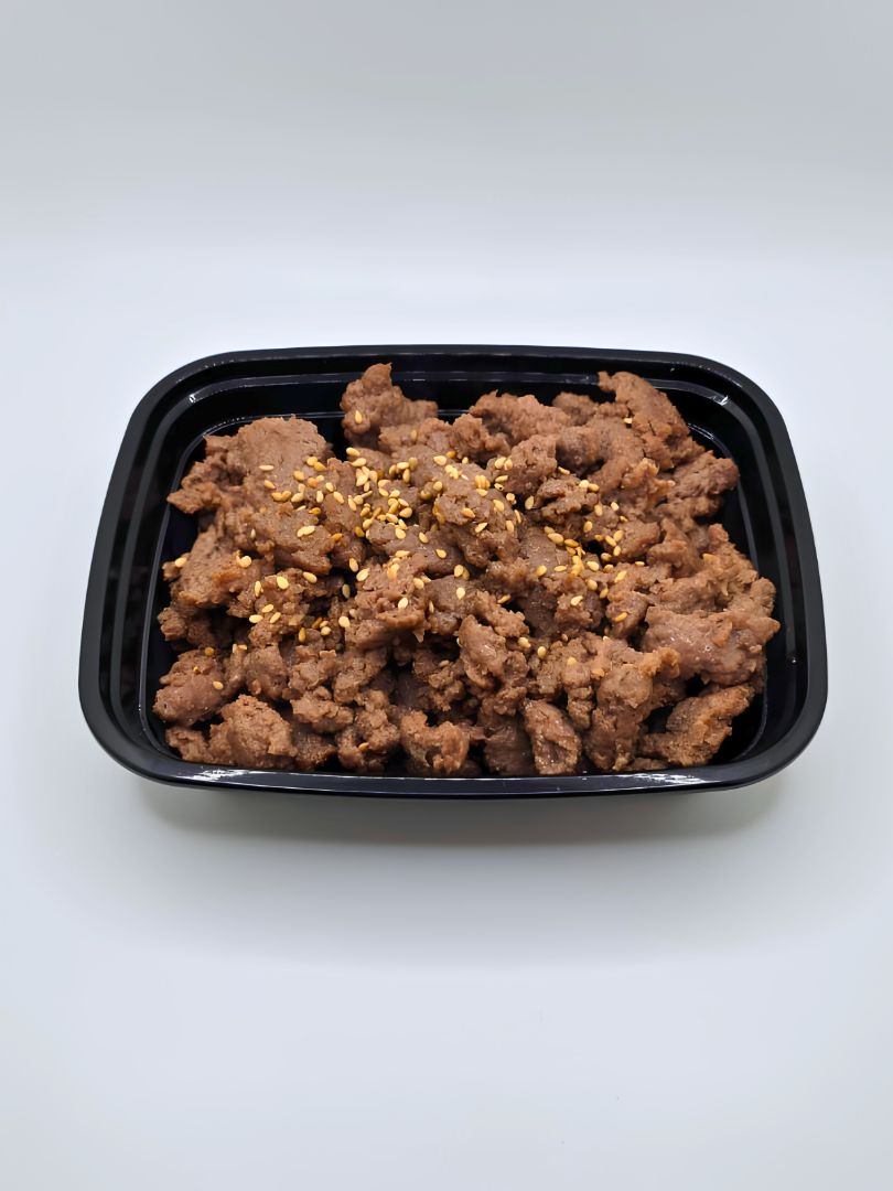 Bibimbap Topping: Sogogi Soboro (소고기 소보로) · Seasoned Ground Beef Crumble